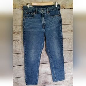 Gap Medium Wash Cigarette High Rise Jeans Size 31/12R